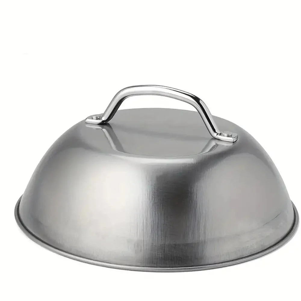 Coperchio in acciaio inossidabile - Accessorio perfetto per barbecue, campeggio all'aperto, picnic