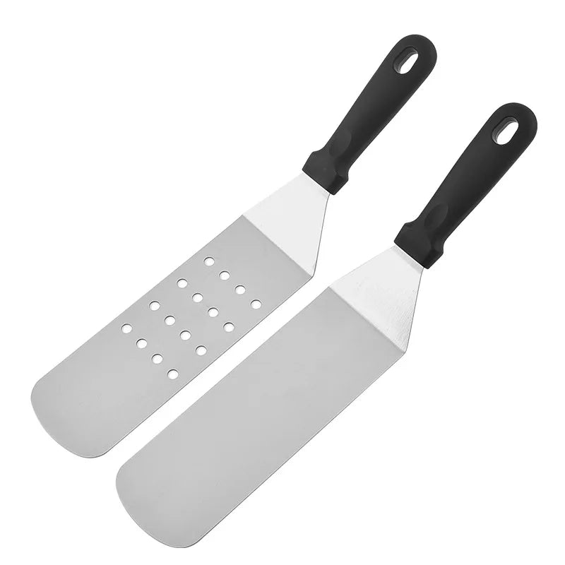 Paletta da cucina in acciaio inossidabile, spatola da cucina, spatola per barbecue, piastra, spatola per barbecue, spatola per hamburger, utensili da cucina