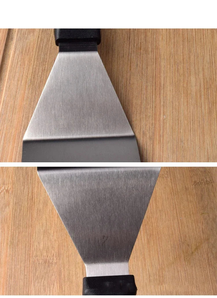 Paletta da cucina in acciaio inossidabile, spatola da cucina, spatola per barbecue, piastra, spatola per barbecue, spatola per hamburger, utensili da cucina