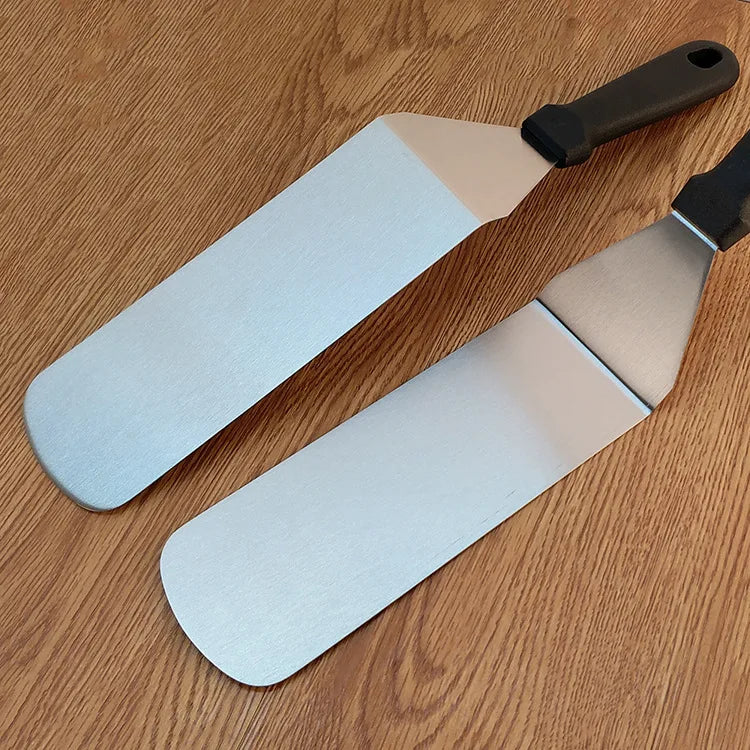 Paletta da cucina in acciaio inossidabile, spatola da cucina, spatola per barbecue, piastra, spatola per barbecue, spatola per hamburger, utensili da cucina