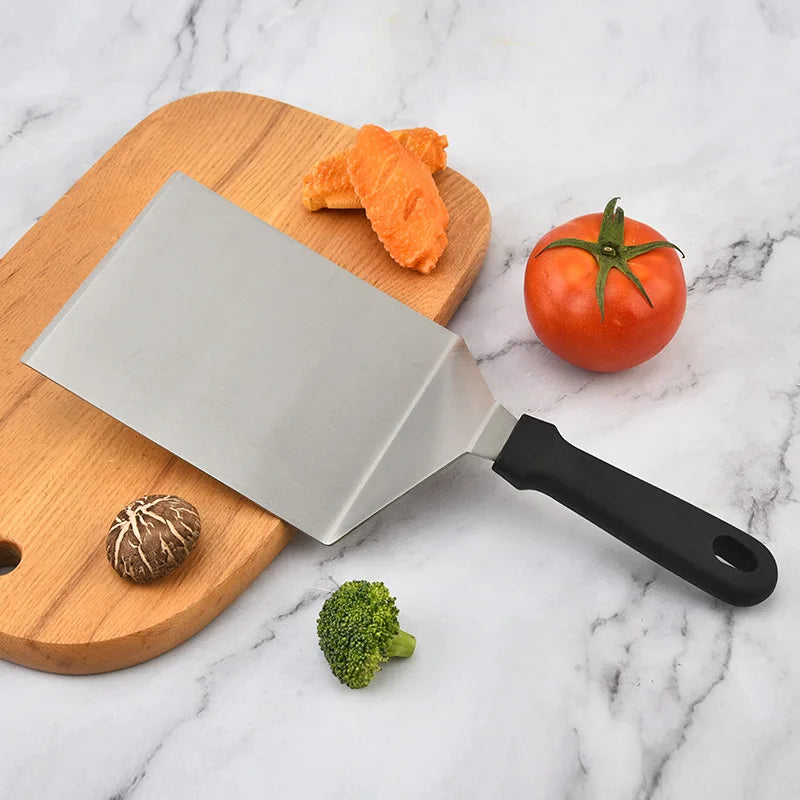 Paletta da cucina in acciaio inossidabile, spatola da cucina, spatola per barbecue, piastra, spatola per barbecue, spatola per hamburger, utensili da cucina