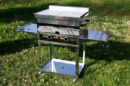 Galà High Grill antifumo con carrello per un facile trasporto 100% Made in Italy