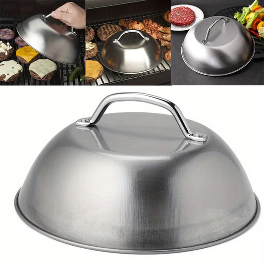 Coperchio in acciaio inossidabile - Accessorio perfetto per barbecue, campeggio all'aperto, picnic