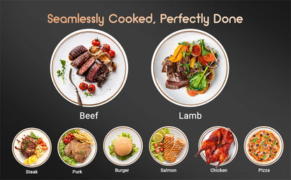 Termometro per carne wireless INKBIRD INT-11P-B Termometro per carne Bluetooth wireless per grigliare e affumicare IP67 Sonda intelligente impermeabile