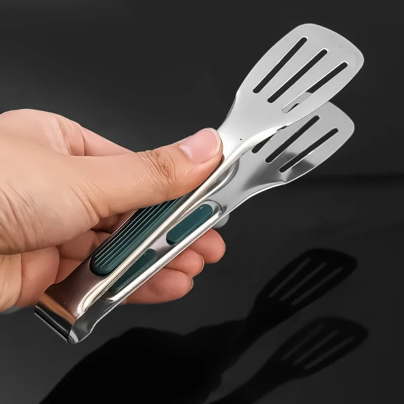 Pinze per alimenti in acciaio inossidabile, clip per carne, insalata, pane, barbecue, griglia, buffet, pinze antiscivolo, utensili da cucina, gadget da cucina