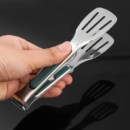 Pinze per alimenti in acciaio inossidabile, clip per carne, insalata, pane, barbecue, griglia, buffet, pinze antiscivolo, utensili da cucina, gadget da cucina