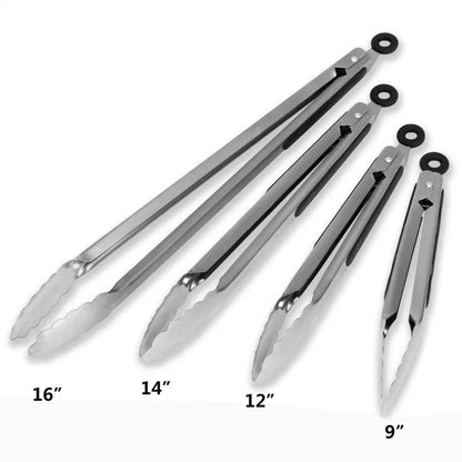 Pinze per barbecue, per insalata, bistecca, spaghetti, carne, campeggio, barbecue, cucina, frittura, cibo