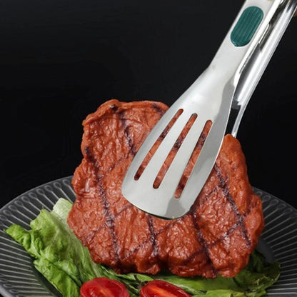 Pinze per alimenti in acciaio inossidabile, clip per carne, insalata, pane, barbecue, griglia, buffet, pinze antiscivolo, utensili da cucina, gadget da cucina