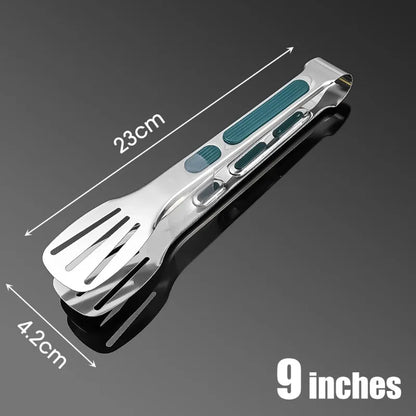Pinze per alimenti in acciaio inossidabile, clip per carne, insalata, pane, barbecue, griglia, buffet, pinze antiscivolo, utensili da cucina, gadget da cucina