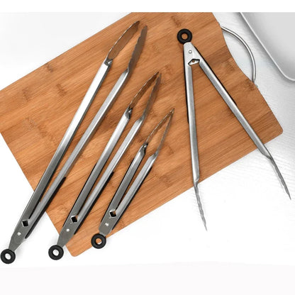 Pinze per barbecue, per insalata, bistecca, spaghetti, carne, campeggio, barbecue, cucina, frittura, cibo