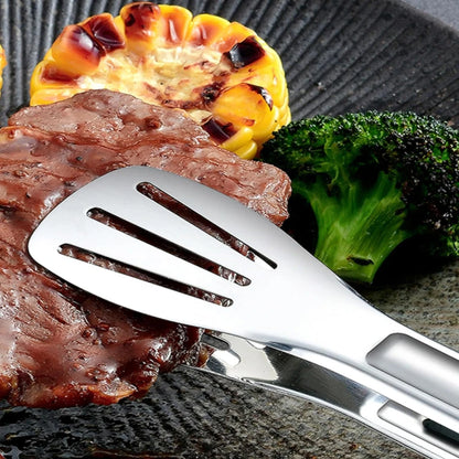 Pinze per alimenti in acciaio inossidabile, clip per carne, insalata, pane, barbecue, griglia, buffet, pinze antiscivolo, utensili da cucina, gadget da cucina