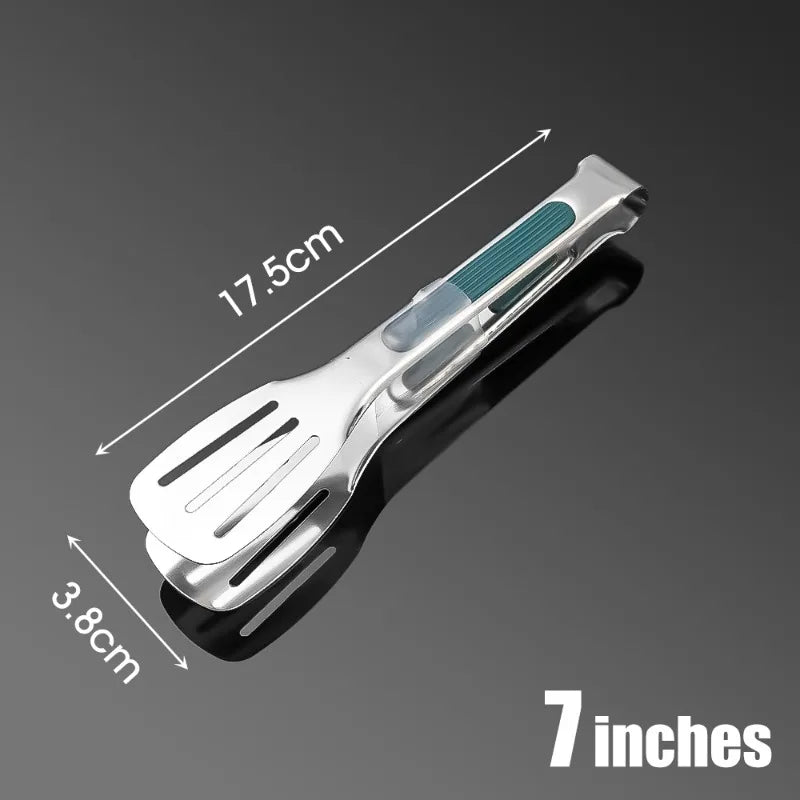 Pinze per alimenti in acciaio inossidabile, clip per carne, insalata, pane, barbecue, griglia, buffet, pinze antiscivolo, utensili da cucina, gadget da cucina