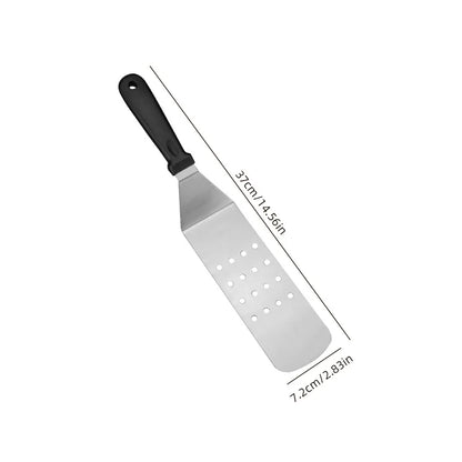 Paletta da cucina in acciaio inossidabile, spatola da cucina, spatola per barbecue, piastra, spatola per barbecue, spatola per hamburger, utensili da cucina