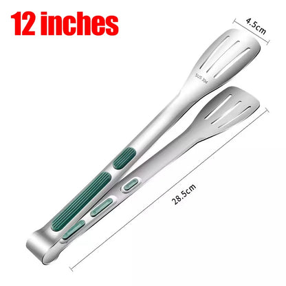 Pinze per alimenti in acciaio inossidabile, clip per carne, insalata, pane, barbecue, griglia, buffet, pinze antiscivolo, utensili da cucina, gadget da cucina