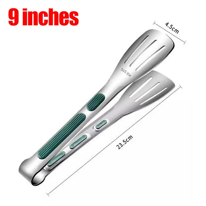 Pinze per alimenti in acciaio inossidabile, clip per carne, insalata, pane, barbecue, griglia, buffet, pinze antiscivolo, utensili da cucina, gadget da cucina