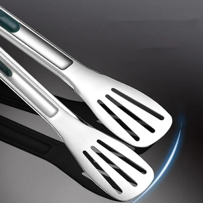 Pinze per alimenti in acciaio inossidabile, clip per carne, insalata, pane, barbecue, griglia, buffet, pinze antiscivolo, utensili da cucina, gadget da cucina