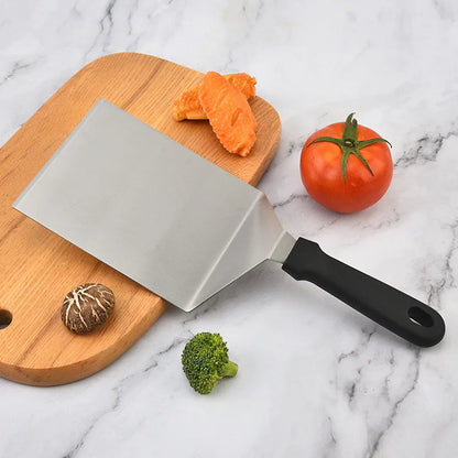 Paletta da cucina in acciaio inossidabile, spatola da cucina, spatola per barbecue, piastra, spatola per barbecue, spatola per hamburger, utensili da cucina